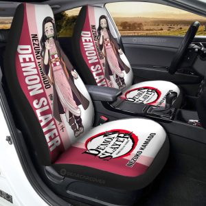 Nezuko Kamado Car Seat Covers Custom Car Accessories For Fans