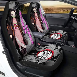 Nezuko Kamado Car Seat Covers Custom Demon Slayer Anime Mix Mangas