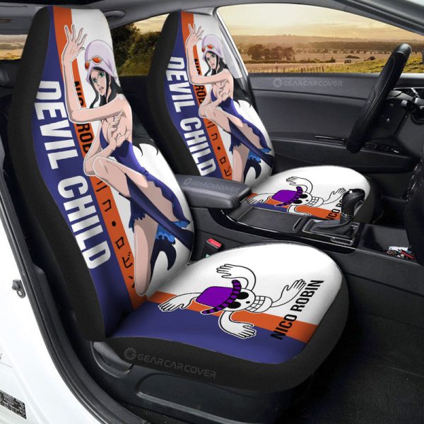 Nico Robin Car Seat Covers Custom Car Accessories For Fans