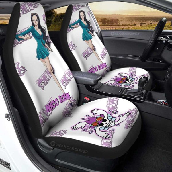 Nico Robin Car Seat Covers Custom One Piece Anime