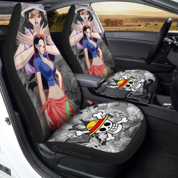 Nico Robin Car Seat Covers Custom One Piece Anime Car Interior Accessories