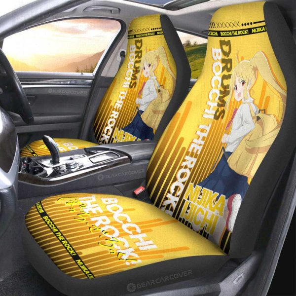 Nijika Ijichi Car Seat Covers Custom Bocchi the Rock! Anime Car Accessories