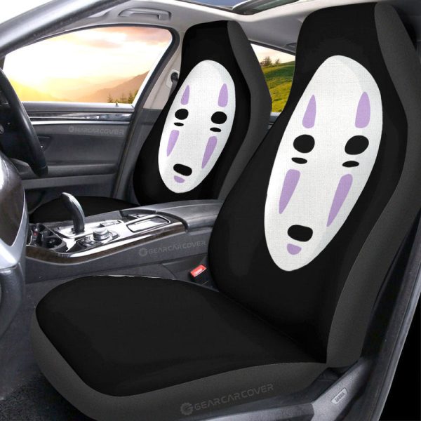 No Face Car Seat Covers Custom Spirited Away Car Accessories