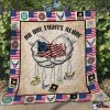 No One Fights Alone – U.S Military Blanket Quilt