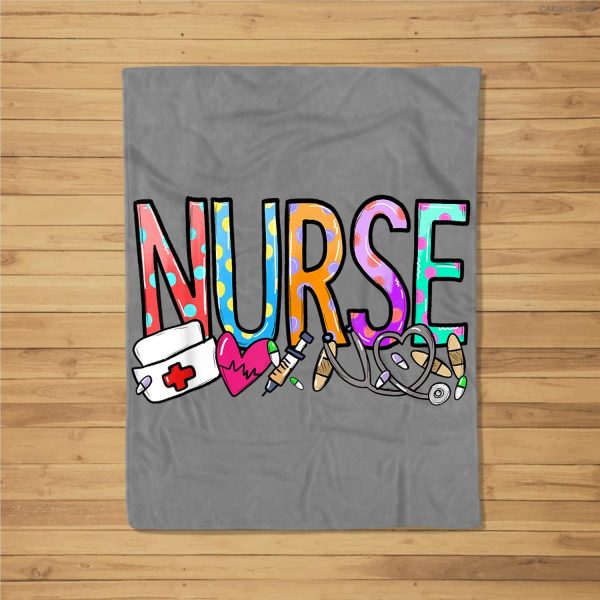 Nurse’S Day Nurse Week Nurse Life 2021 Women Mother Fleece Blanket