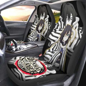 Obanai Iguro Car Seat Covers Custom Demon Slayer Anime Car Accessories