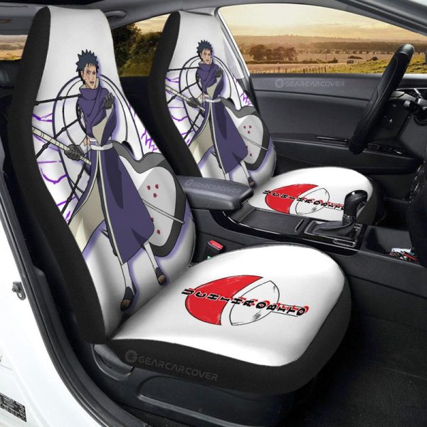 Obito Car Seat Covers Custom For Anime Fans