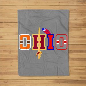 Ohio Apparel Fleece Blanket