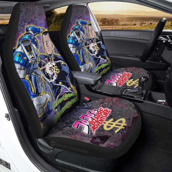 Okuyasu Nijimura Car Seat Covers Custom Galaxy Manga JJBA