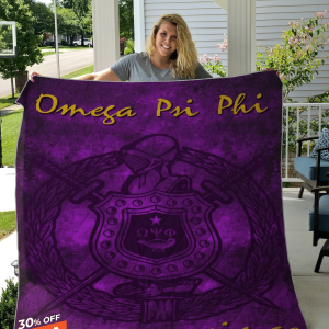 Omega Psi Phi Founding Year Quilt Blanket