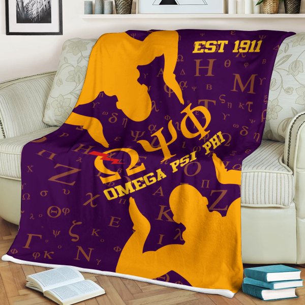 Omega Psi Phi Fraternity 1911 Blanket