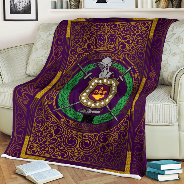 Omega Psi Phi Fraternity 1911 Blanket