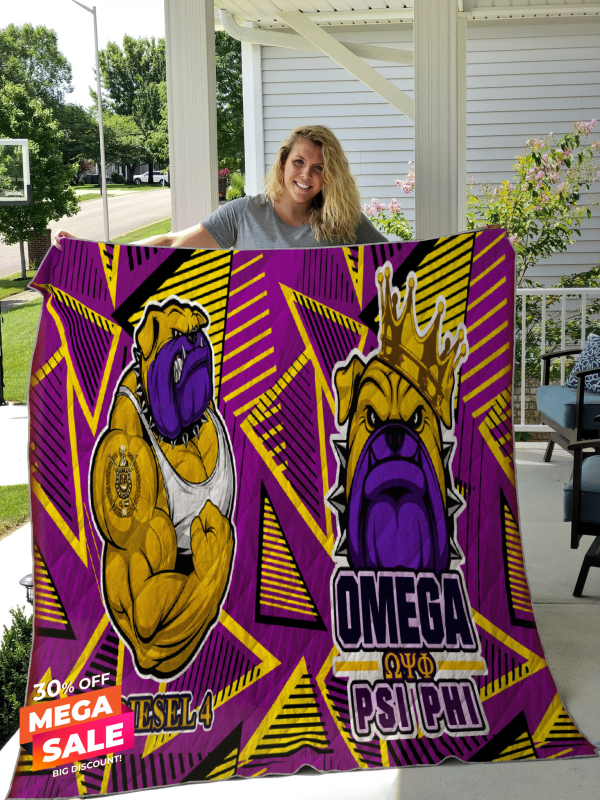 Omega Psi Phi HD0104L Quilt Blanket