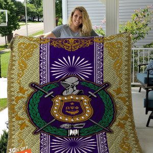 Omega Psi Phi HD2110437CL Quilt Blanket