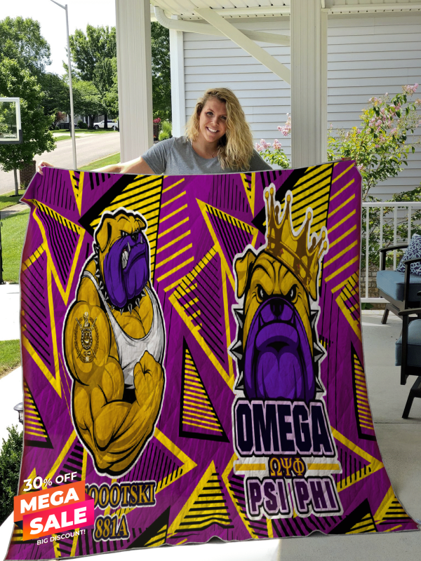 Omega Psi Phi Z0104TL Quilt Blanket