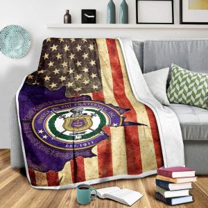 Omega psi phi fleece blanket 08062020