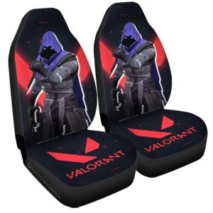 Omen Car Seat Covers Custom Valorant Agent