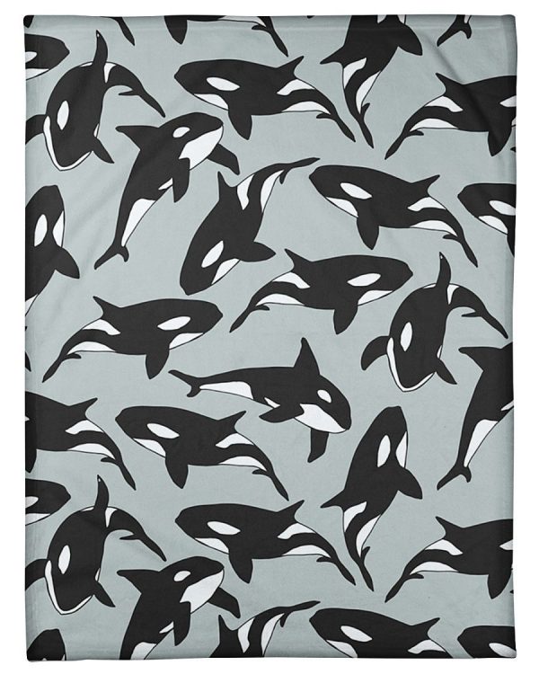 Orca Killer Whale Blanket