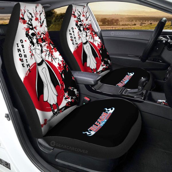 Orihime Inoue Car Seat Covers Custom Japan Style Anime Bleach Car Interior Accessories