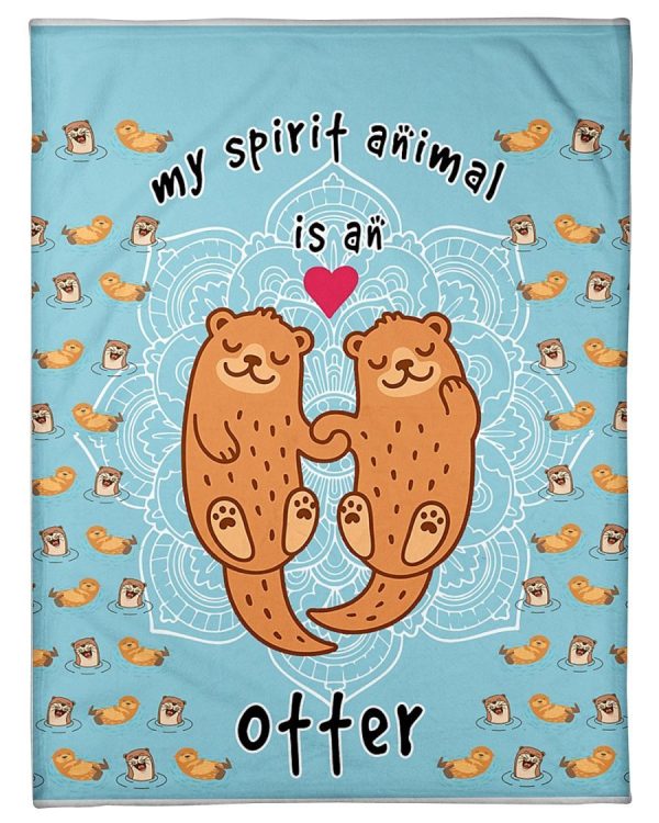 Otter Is My Spirit Animal Blanket