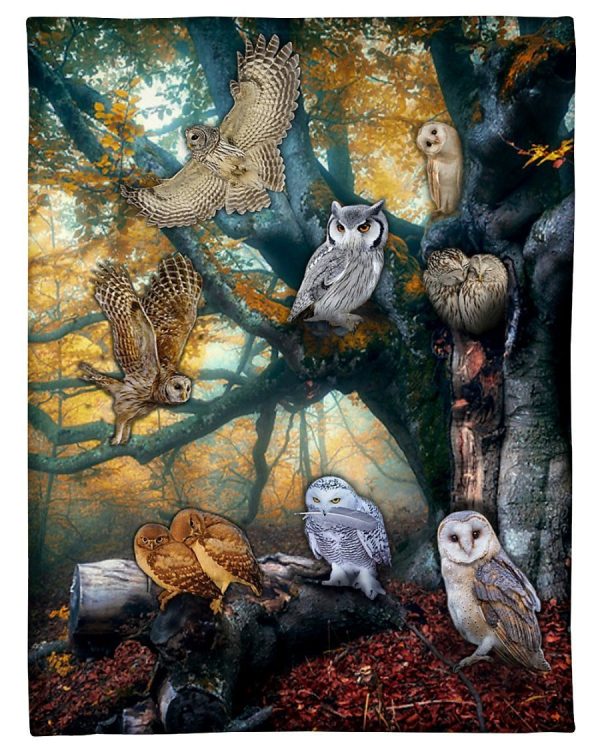 Owl Owl Family Blanket