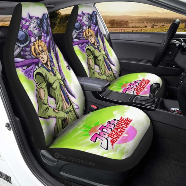 Pannacotta Fugo Car Seat Covers Custom Bizarre Adventures