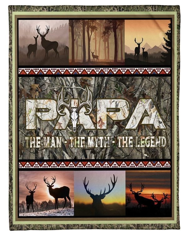 Papa Hunting Blanket