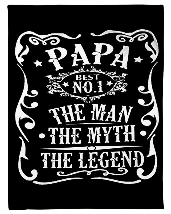 Papa The Legend Blanket