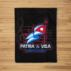 Se Acabó El Silencio Bandera Cubana Fleece Blanket