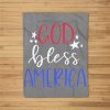 Patriotic Usa – God Bless America Fleece Blanket