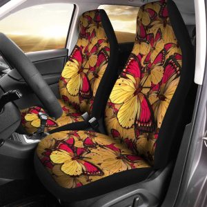 Pattern Butterfly Car Seat Covers Custom Butterfly Car Accessories