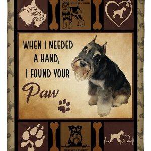 Paw Beautiful Miniature Schnauzer Blanket