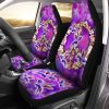 Peace Sign Car Seat Covers Custom Flower Hummingbirds Car Accessories