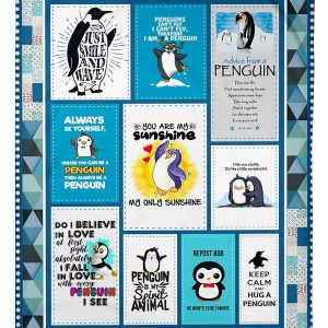 Penguin Is My Spirit Ani Amal Blanket