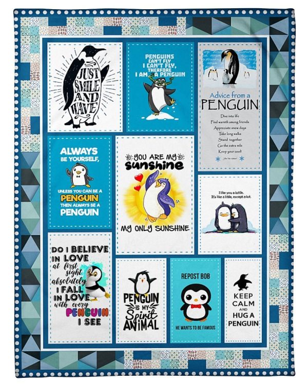 Penguin Is My Spirit Ani Amal Blanket