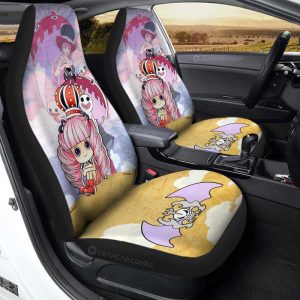 Perona Car Seat Covers Custom One Piece Map Car Accessories For Anime Fans