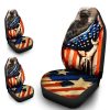 Personalized American Flag Car Seat Covers Custom Photo Car Accessories