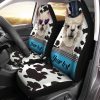 Personalized Couple Llama Car Seat Covers Custom Farmhouse Animal Car Accessories Anniversary