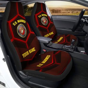 Personalized U.S. Marine Corps Car Seat Covers Military Car Accessories