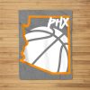 Phoenix Basketball Valley Fleece Blanket