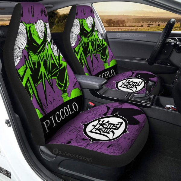 Piccolo Car Seat Covers Custom Manga Color Style