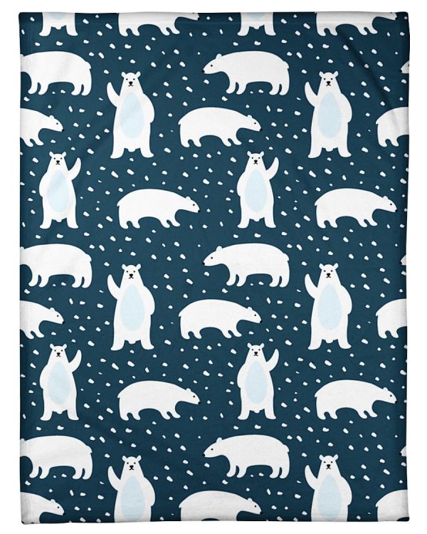 Polar Bear Pattern Blanket