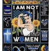 Police I Am Not Most Women Blanket