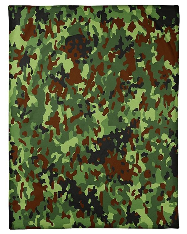 Polish Flecktarn Camouflage Blanket