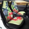 Polynesian Turtle Car Seat Covers Custom Flowers Car Accessories