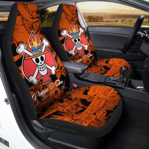 Portgas D. Ace Car Seat Covers Custom Manga For Fans Car Accessories