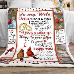 Present For Wife Love You Forever And Always Custom Design Blanket