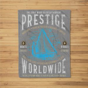 Prestige Worldwide Funny Step Brothers Boats Graphic Fleece Blanket