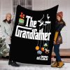 Promoted To Grandpa Grandfather 2020 Blanket