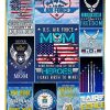 Proud Air Force Mom Blanket